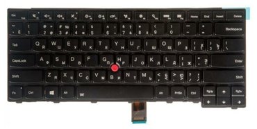 Клавиатура ZeepDeep для ноутбука Lenovo ThinkPad T440 T440P T440S T450 T450s T431s E431 T460 L440 L450 L460 черная с подсветкой 5563₽