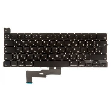 Клавиатура для Apple MacBook Pro 13 Retina A2289 Mid 2020 Г-образный Enter RUS РСТ 10515₽