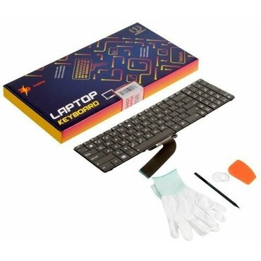 Клавиатура для Asus K52 K53 K54 N50 N51 N52 04GN0K1KRU00-1 04GN0K1KRU00-2 Black гор Enter 2003₽