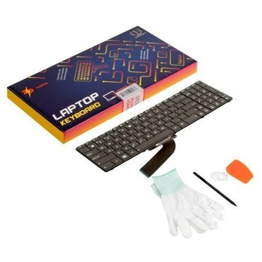 Клавиатура для Asus K52 K53 K54 N50 N51 N52 N53 N60 N61 N70 N71 N73 N90 P52 P53 K72 K73 A52 A54 ZeepDeep Haptic Black гор Enter 1083₽