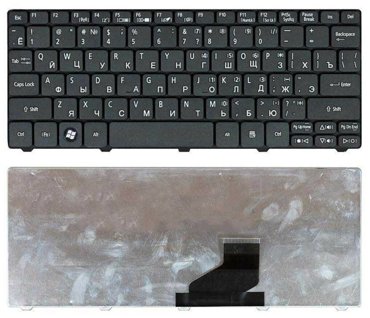 Клавиатура для ноутбука Acer Aspire One 521 532H AO532H D255 D260 D270 NAV50 PAV80 черная 938₽