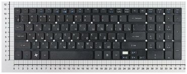Клавиатура для Acer MP-10K33SU-6981W черная фото 3 810₽