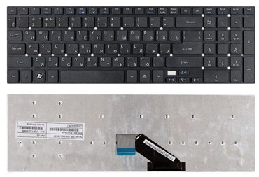 Клавиатура для ноутбука Acer MP-10K33U4-6981 черная 810₽