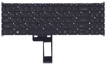 Клавиатура для ноутбука Acer Swift 3 SF315-51 черная с подсветкой 3413₽