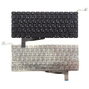 Клавиатура для ноутбука Apple MacBook Pro 15 A1286 Late 2008 Г-образный Enter 1290₽