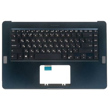 Клавиатура для ноутбука Asus UX550VE-1A с топкейсом темно-синяя с подсветкой 7601₽
