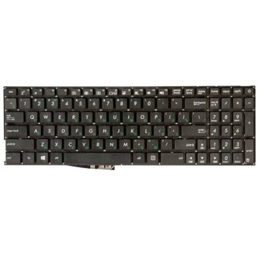 Клавиатура для ноутбука Asus X542 X542BA X542B X542U X542UR X542UQR X542UN X542UF X542UA R542UF A580U F580U чёрная без рамки 1064₽