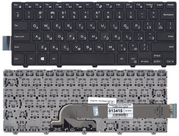 Клавиатура для ноутбука Dell Inspiron 14-3000 черная 634₽