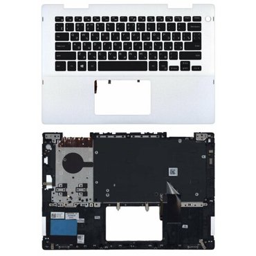 Клавиатура для ноутбука Dell Inspiron 14 5482 черная топ-панель 10094₽