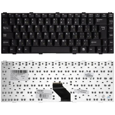 Клавиатура для ноутбука Dell Inspiron 1425 1427 Series Г-образный Enter Черная без рамки PN 04GNI51KUS20 617₽