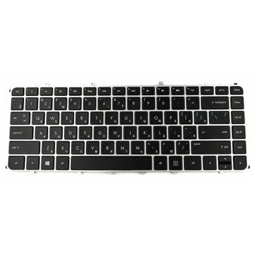 Клавиатура для ноутбука HP Envy 4-1000 6-1000 серая рамка Pn 698679-001 698679-251 V135002BS2 PK130T52B00 1559₽
