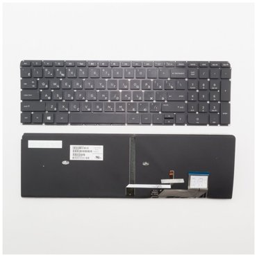 Клавиатура для ноутбука HP Envy M6-K M6-K100 черная с подсветкой 1090₽