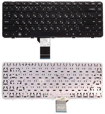 Клавиатура для ноутбука HP Pavilion dm4-1050ss черная без рамки 1130₽