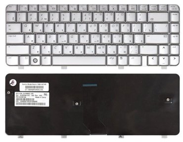 Клавиатура для ноутбука HP Pavilion dv4-1281us серебристая 1020₽