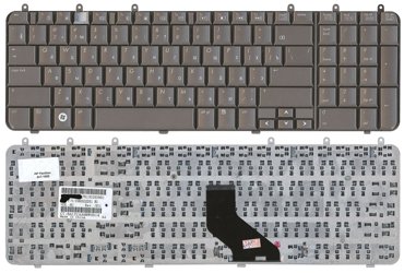 Клавиатура для ноутбука HP Pavilion dv7-1240eb цвета кофе 1750₽