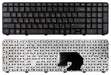 Клавиатура для ноутбука HP Pavilion dv7-6179us черная с рамкой 1080₽