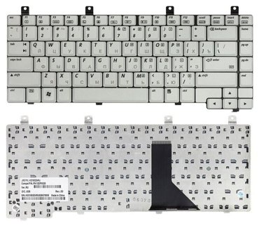 Клавиатура для ноутбука HP Pavilion ZE2299XX белая 1220₽