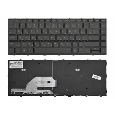 Клавиатура для ноутбука HP Probook 430 G5 440 G5 445 G5 черная рамка черная 860₽