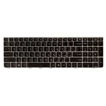 Клавиатура для ноутбука HP Probook 4530S 4535S 4730S черная c серой рамкой 1088₽