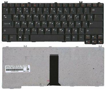 Клавиатура для ноутбука Lenovo 39T7447 черная 840₽