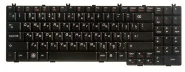 Клавиатура для ноутбука Lenovo G550 B550 B560 V560 G555 черная ГорEnter 1837₽