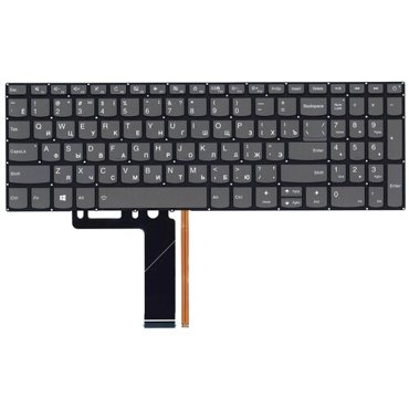 Клавиатура для ноутбука Lenovo IdeaPad 320-15ABR 520-15IKB черная с подсветкой 64657 1396₽