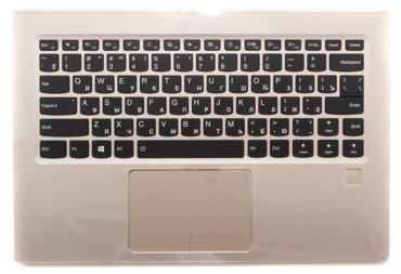 Клавиатура для ноутбука Lenovo Yoga 910-13ISK черная с золотым топкейсом 5710₽