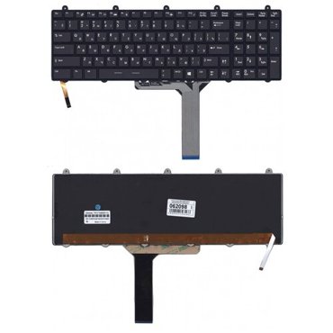 Клавиатура для ноутбука MSI GT60 черная с рамкой и подсветкой 7 цветов 3870₽