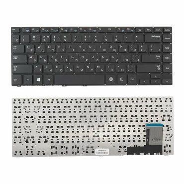 Клавиатура для ноутбука NP370R4E NP450R4E черная без рамки 1490₽