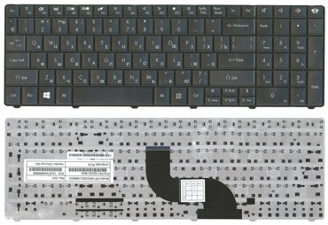 Клавиатура для Packard Bell EasyNote TM81 черная версия 2 1010₽