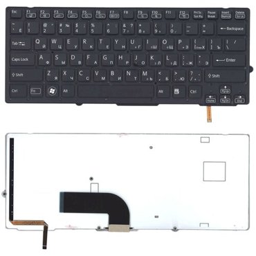 Клавиатура для ноутбука Sony Vaio VPC-SD VPC-SB черная с подсветкой 2030₽