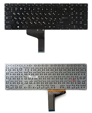 Клавиатура для ноутбука Toshiba 6037B0084102 черная без рамки 2020₽