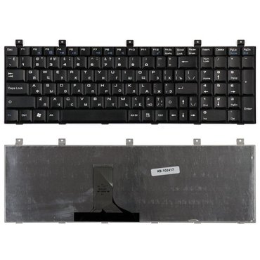 Клавиатура для ноутбука Toshiba Satellite P100 M60 Series Плоский Enter Черная без рамки PN MP-07A56CU-442 AEBD10I7015-RU AEBD10IU011-US 1380₽