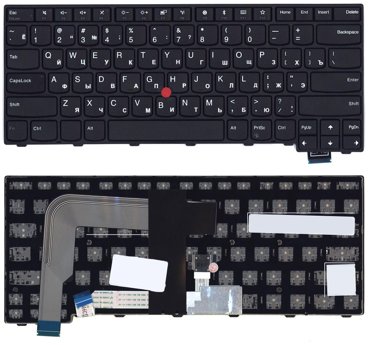 Клавиатура keyboard 00PA452 для ноутбука Lenovo ThinkPad T460S T470S Lenovo ThinkPad 13 2nd черная без подсветки 2241₽