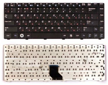 Клавиатура keyboard BA59-02486D для ноутбука Samsung R518 R520 R522 NP-R517-DA02UA NP-R517-DA03UA черная 1167₽