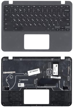 Клавиатура keyboard FAZHM001010 для ноутбука Acer ChromeBook C731 C731T черная топ-панель 3916₽