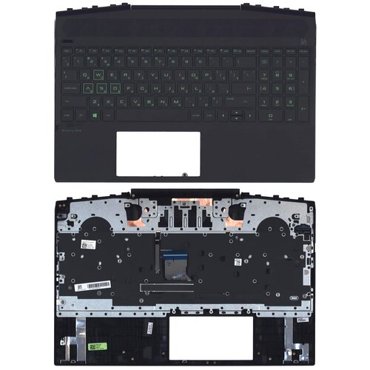 Клавиатура для ноутбука HP Pavilion Gaming 15-dk черная 9740₽