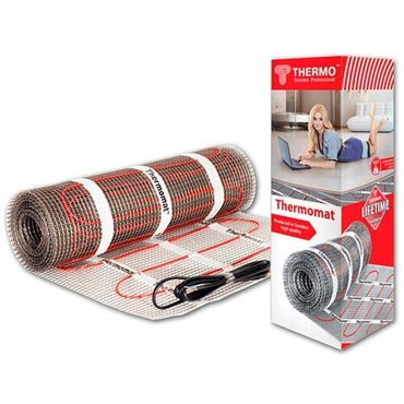 Теплый пол нагревательный мат Thermo Thermomat 05 кв м 180 90 Вт 9646₽