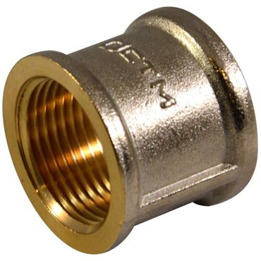 Муфта прямая 12 внутренняявнутренняя резьба CTM 158₽