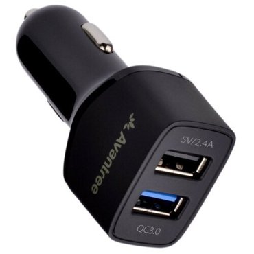 Автомобильное зарядное устройство Avantree Dual USB Quick Car Charger TR409Q 590₽
