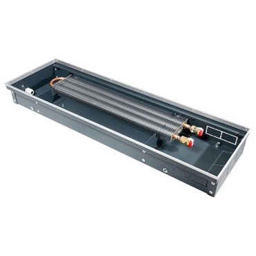Водяной конвектор Techno Usual KVZ 420-105-1100 черныйалюминий 1100 мм 420 мм 878 Вт 22445₽