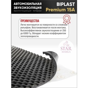 Шумоизоляция Biplast Premium 15A 4430₽