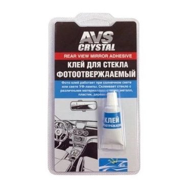 Клей для зеркал заднего вида AVS AVK-135 2 мл быстродействующий 285₽