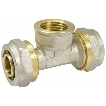 Тройник для мпл труб 32х114х32 цвнц 349₽