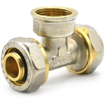 Тройник для мпл труб 26х34х26 цвнц 650₽