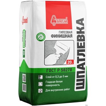 Шпатлевка гипсовая Финишная Старатели 5 кг 799₽