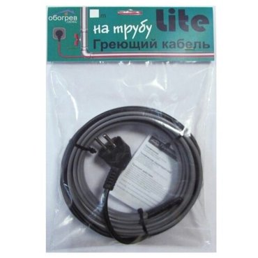 Греющий кабель Lite на трубу 7 метров 1161₽