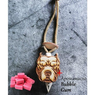 Ароматизатор автомобильный диск светлое дерево Пит-Буль аромат 30 Bubble Gum 603₽