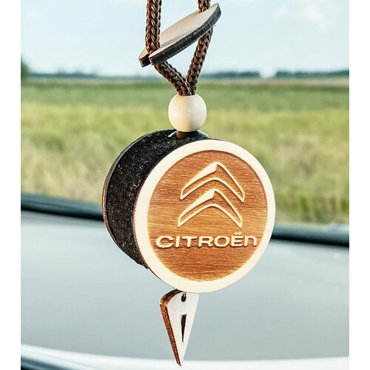 Ароматизатор-вонючка в машину диск 3D белое дерево Citroen аромат 9 Лакост White man 466₽