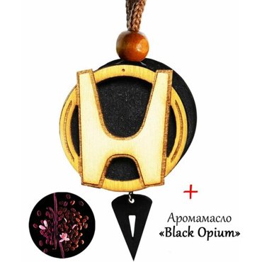 Подвеска в машину диск светлое дерево Honda аромат 67 Black Opium 571₽